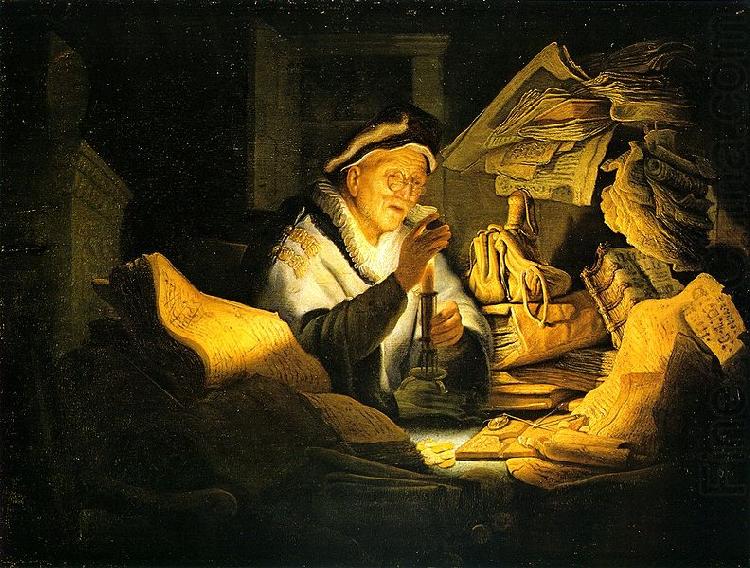 Money Changer, Rembrandt Peale
